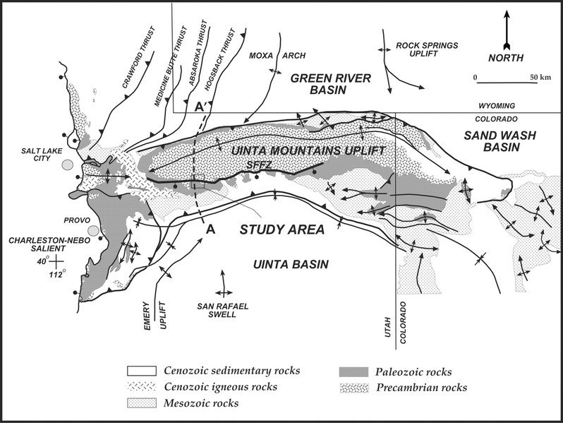 Geologic Map of the Uinta Region