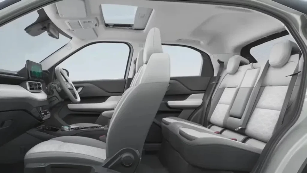 Interior of Punch EV 2026