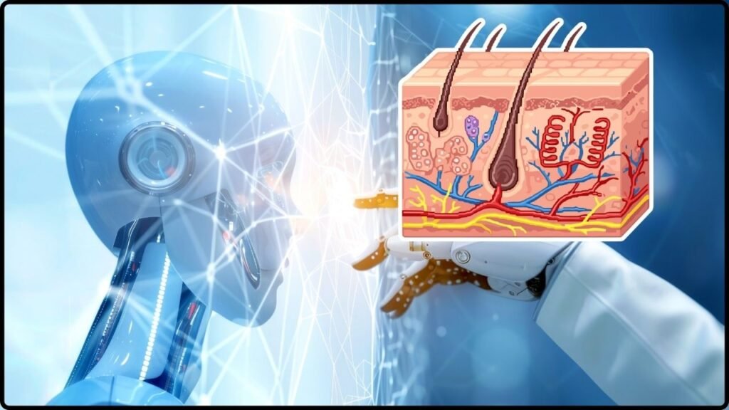 Neuromorphic Artificial Skin for Robots